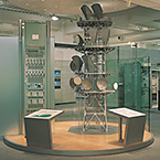 通信用鉄塔の模型の写真