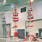 通信用鉄塔(模型):パイプラーメン型、シリンダー型などの写真